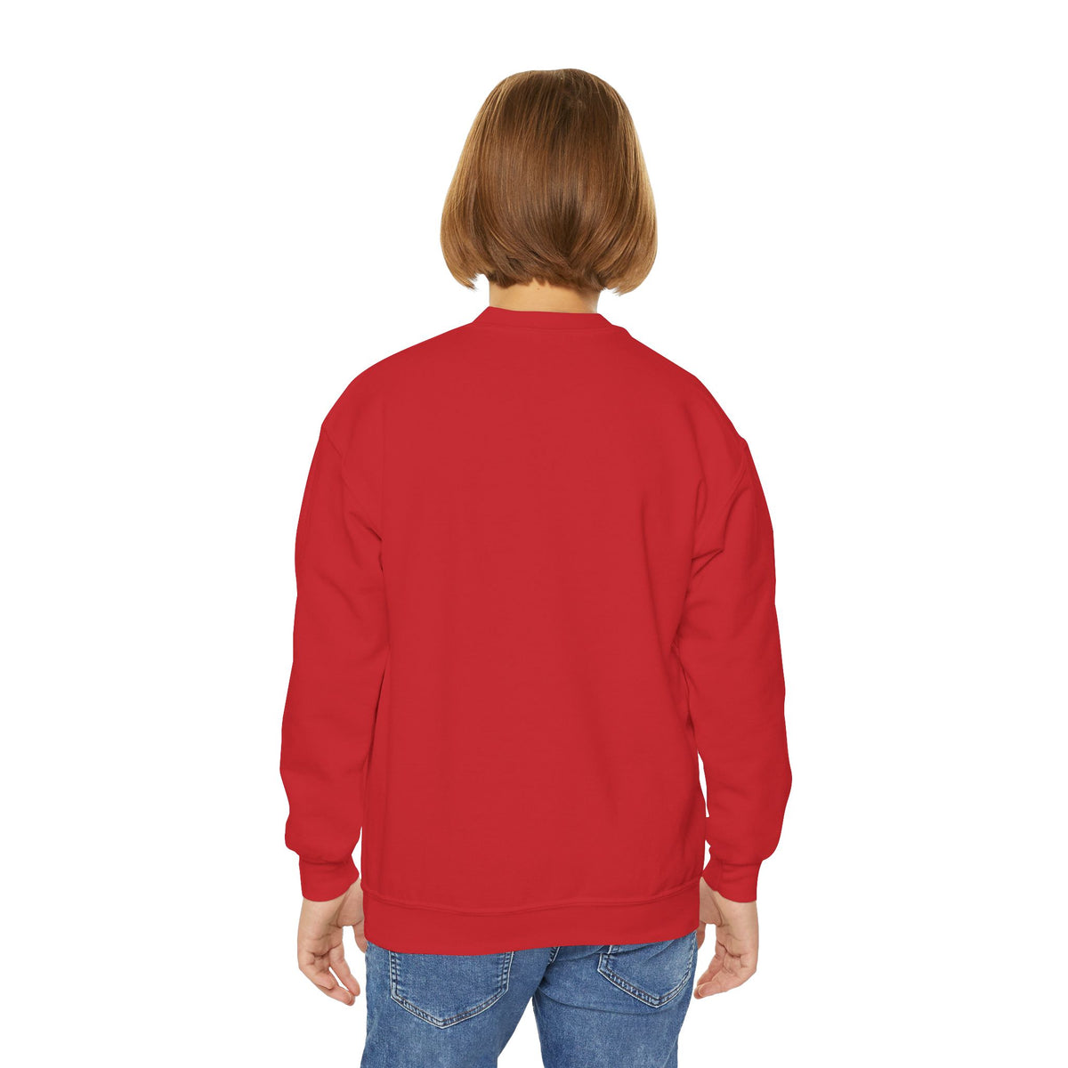 Game Day Bow Youth Crewneck Sweatshirt