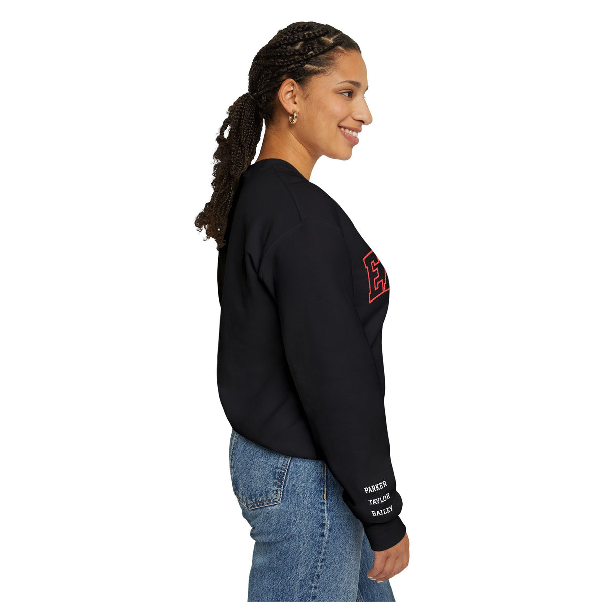Eagles Crewneck Sweatshirt – Vintage Collegiate White Pullover