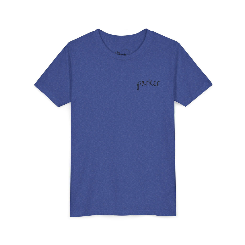 Youth Tee — "Argyle Cheer" Graphic Short Sleeve Customized Shirt