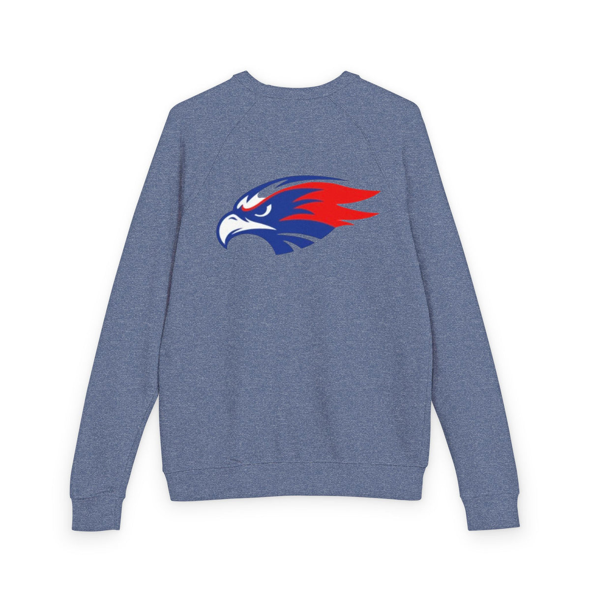 Argyle Redhawk Crewneck Sweatshirt – Vintage Collegiate Raglan French Terry