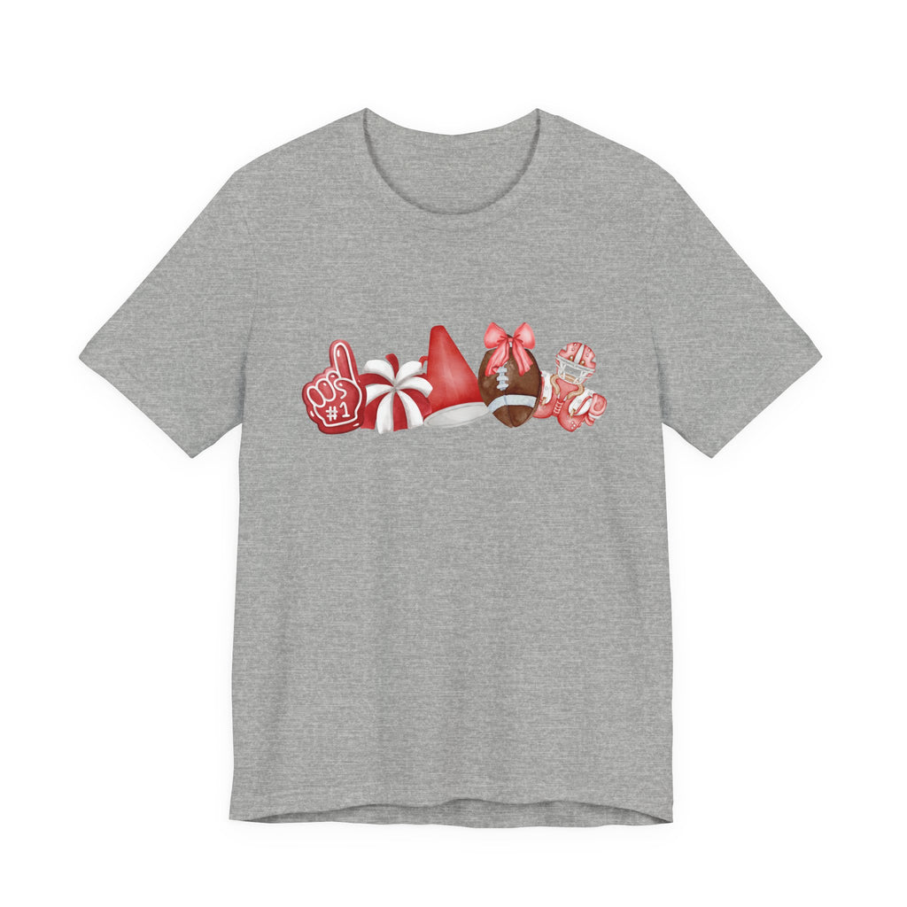 Red Sprit Jersey Short Sleeve Tee