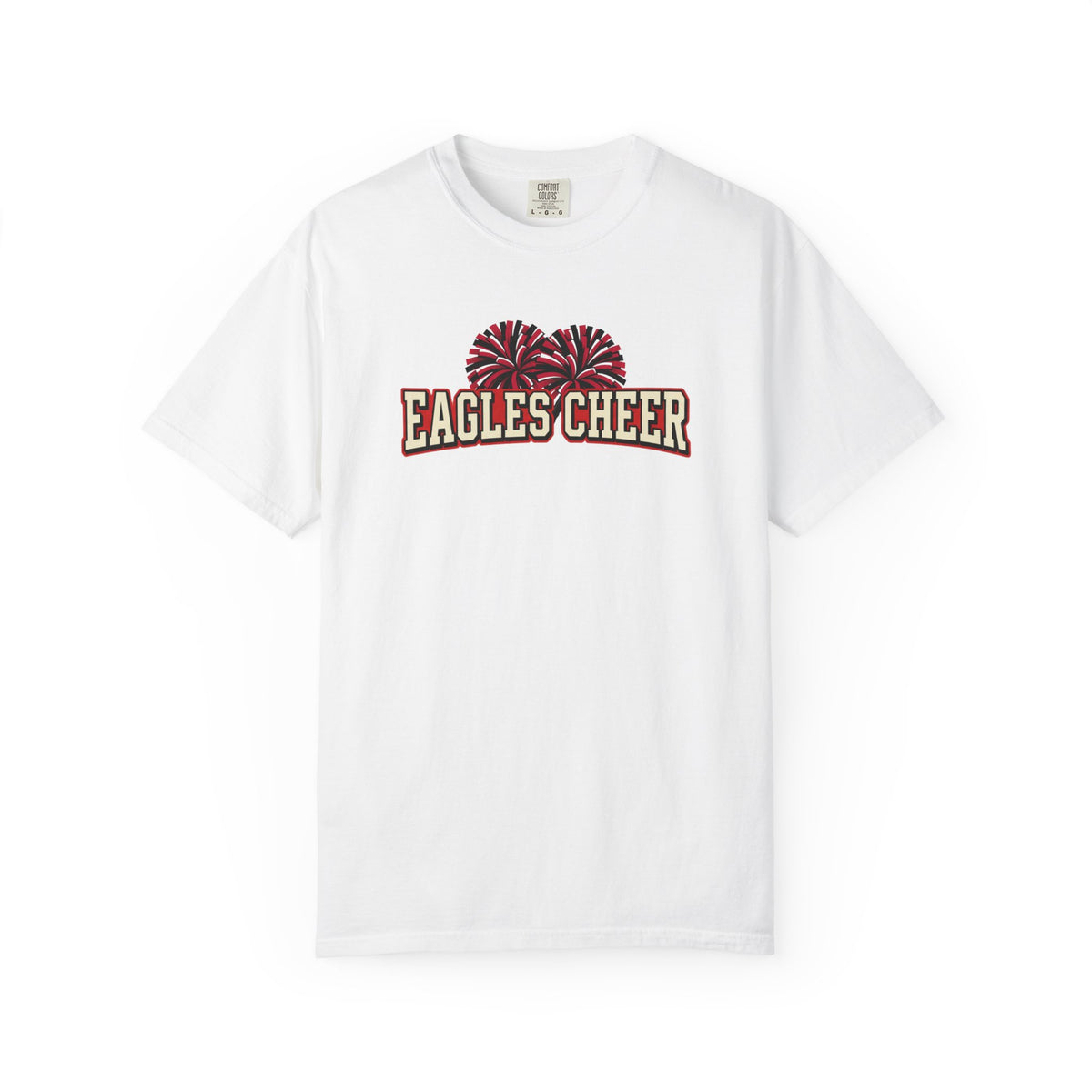 Eagles Cheer T-Shirt — Pom-Pom Graphic Spirit Tee