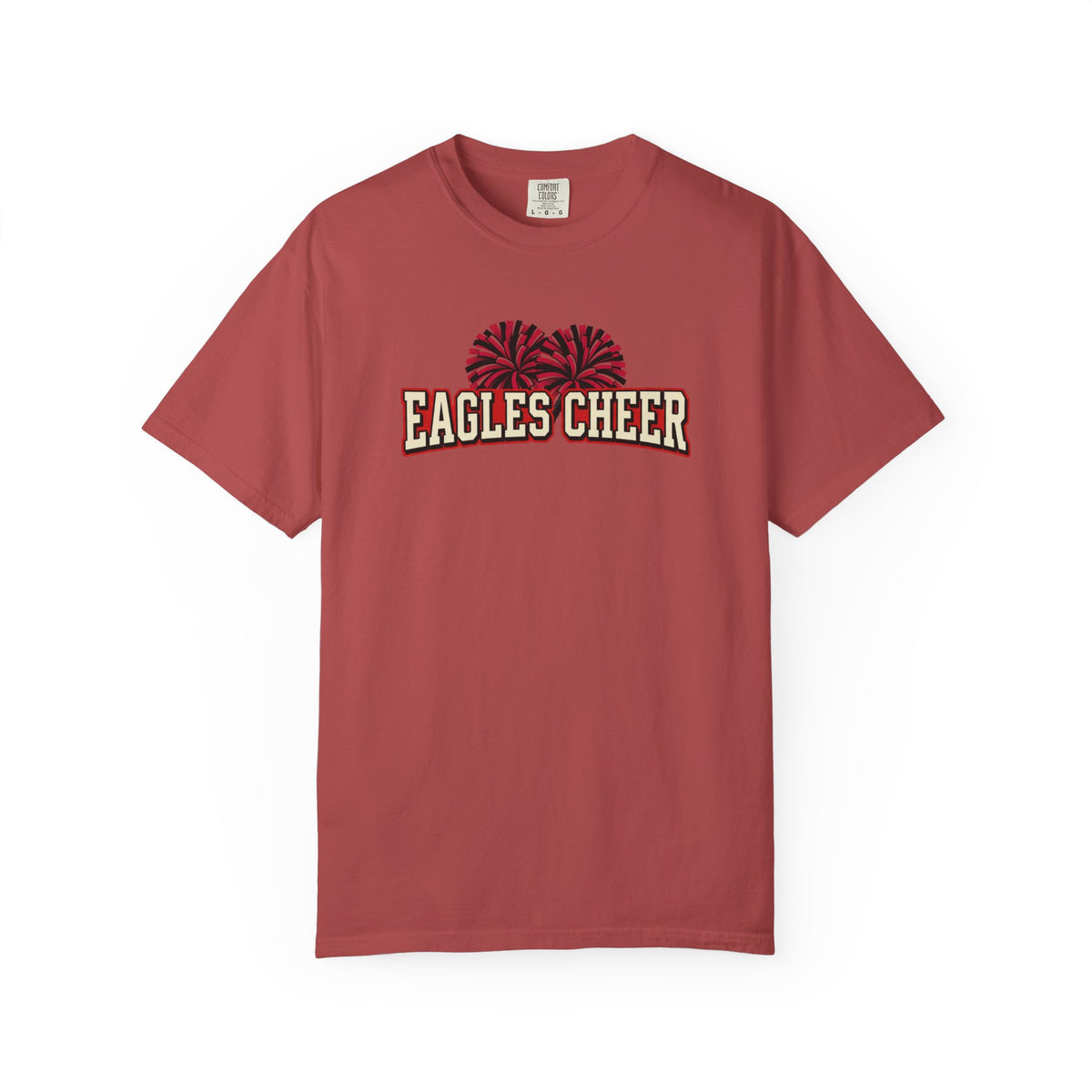Eagles Cheer T-Shirt — Pom-Pom Graphic Spirit Tee