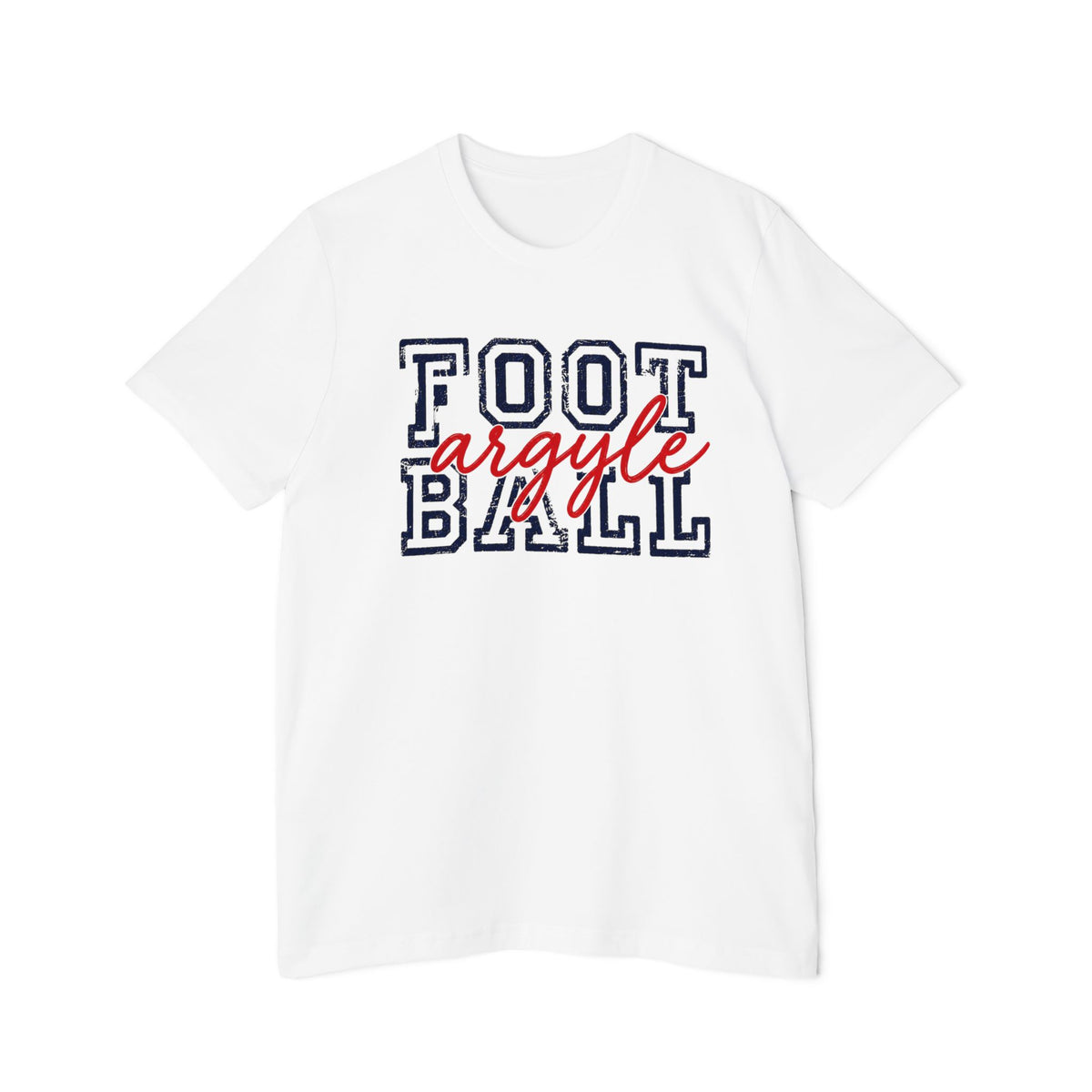 Football Argyle T-Shirt — Vintage Varsity Sports Tee