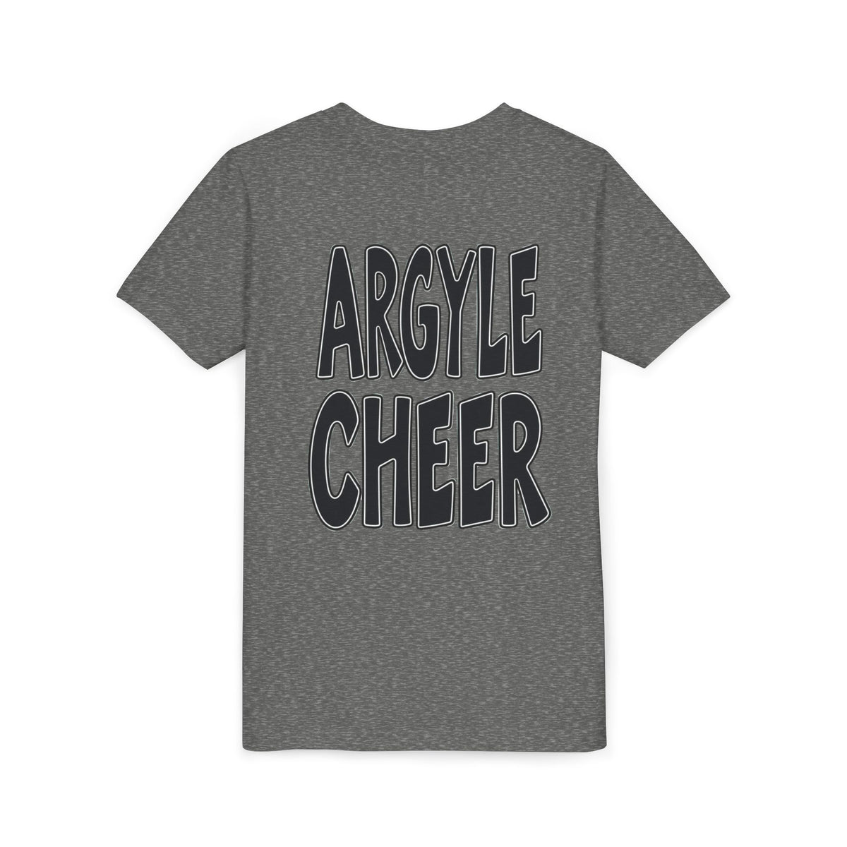 Youth Tee — "Argyle Cheer" Graphic Short Sleeve Customized Shirt
