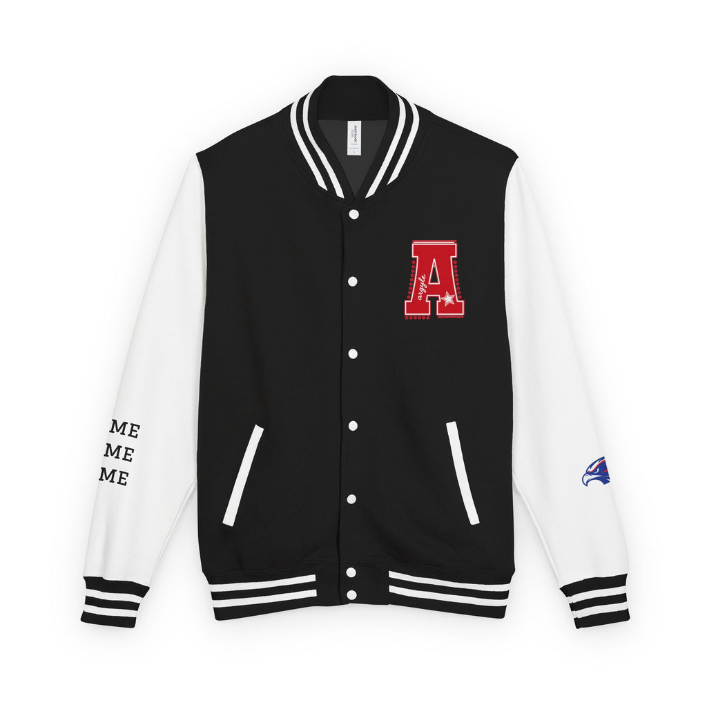 Letterman Jacket - Legacy Redhawks Varsity Baseball-style Bomber