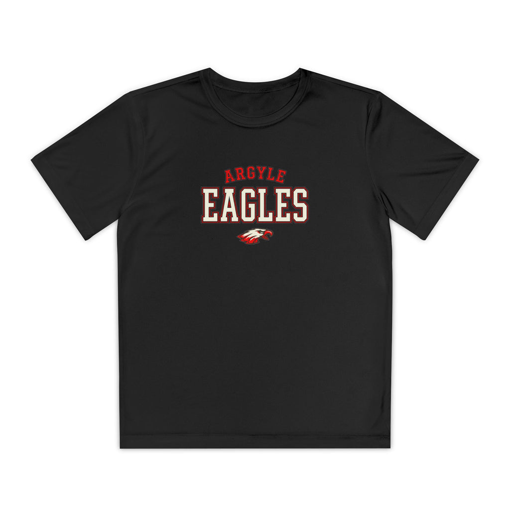 Youth Eagles Team Tee - Argyle Eagles 'Hawkins' Custom Back Name