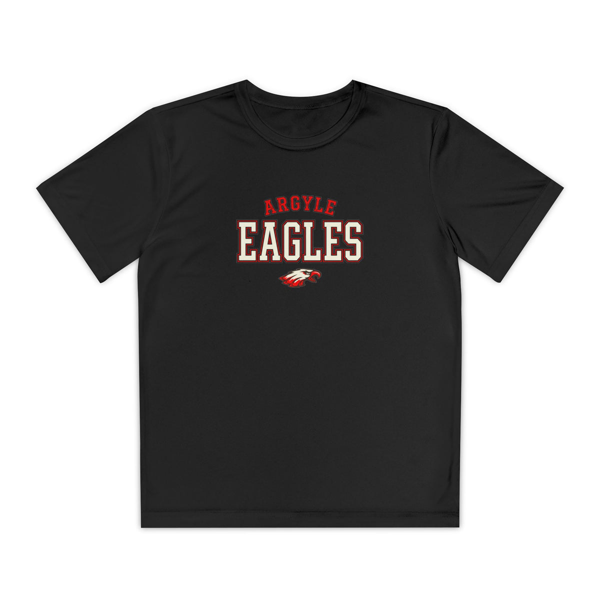 Youth Eagles Team Tee - Argyle Eagles 'Hawkins' Custom Back Name