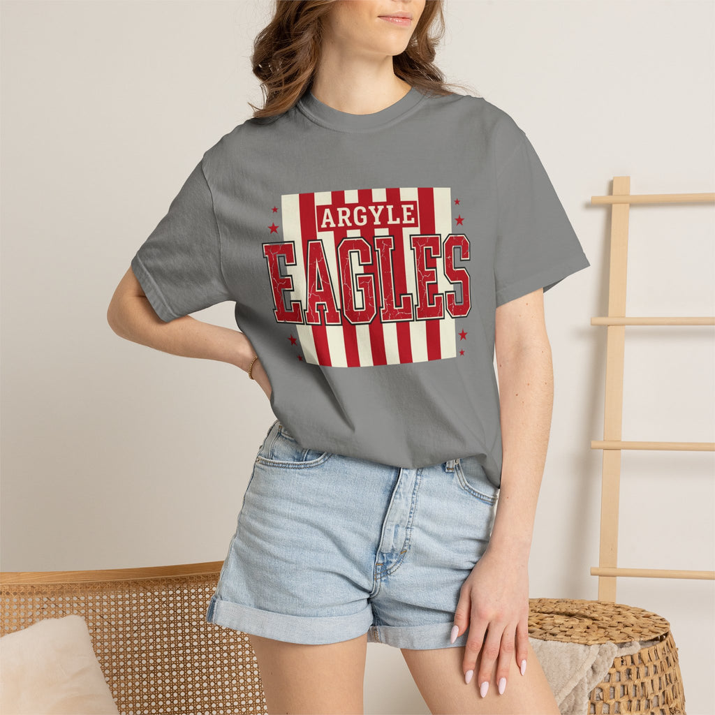 Argyle Eagles Retro Stripes T-Shirt