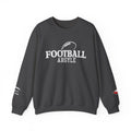 Football Argyle Crewneck Sweatshirt - Vintage Team Graphic Pullover - Embroidered
