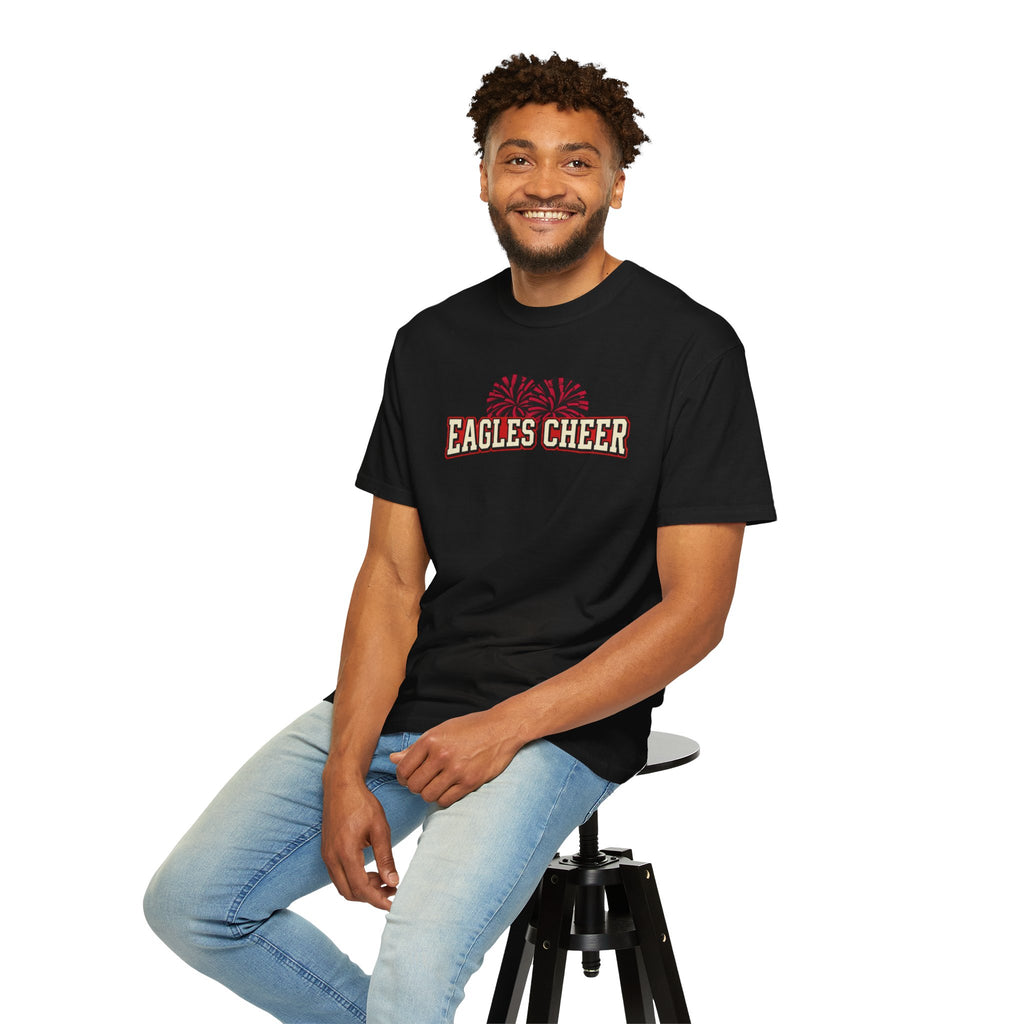 Eagles Cheer T-Shirt — Pom-Pom Graphic Spirit Tee