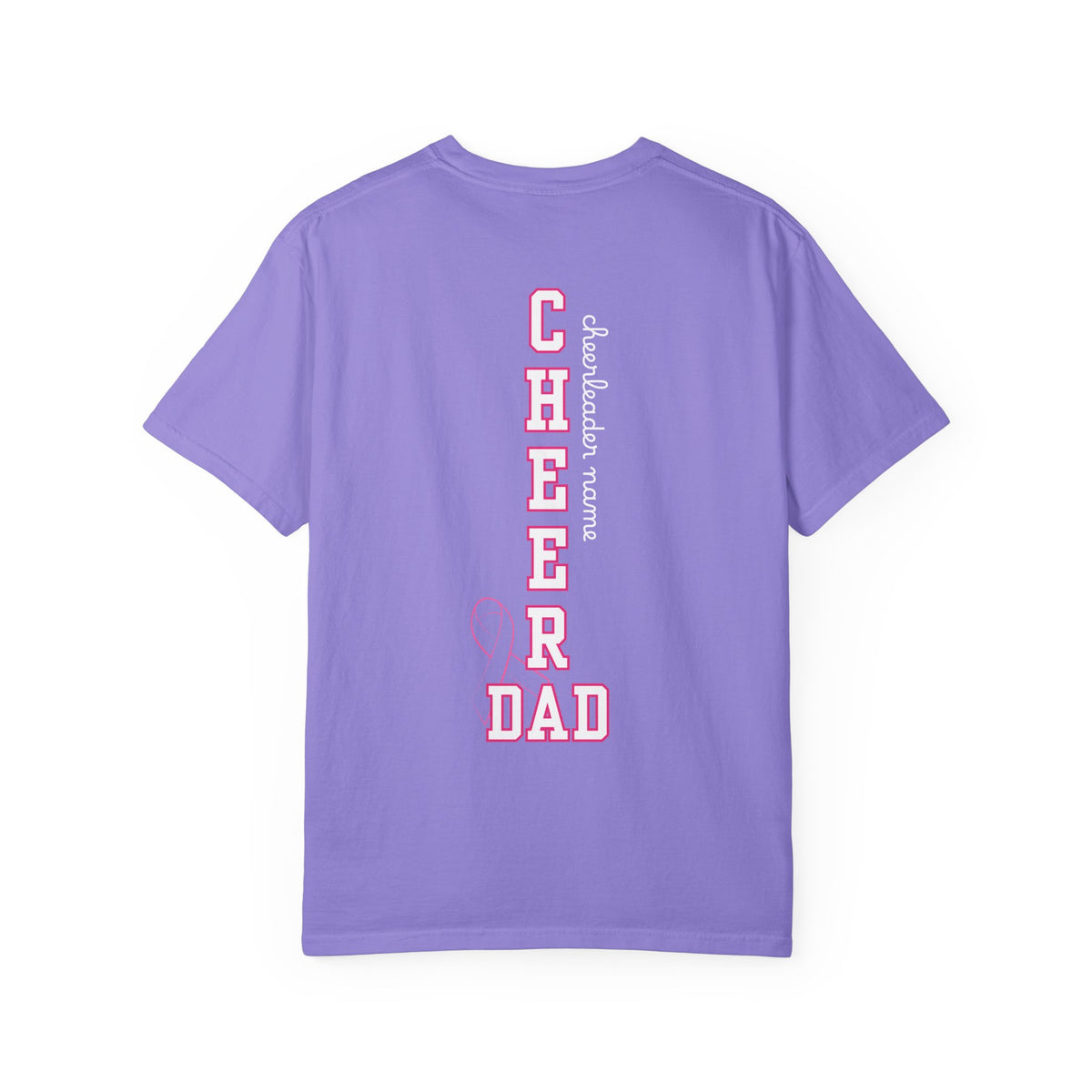 DAD Breast Cancer Awareness "Go Fight Win" Custom Cheer T-Shirt