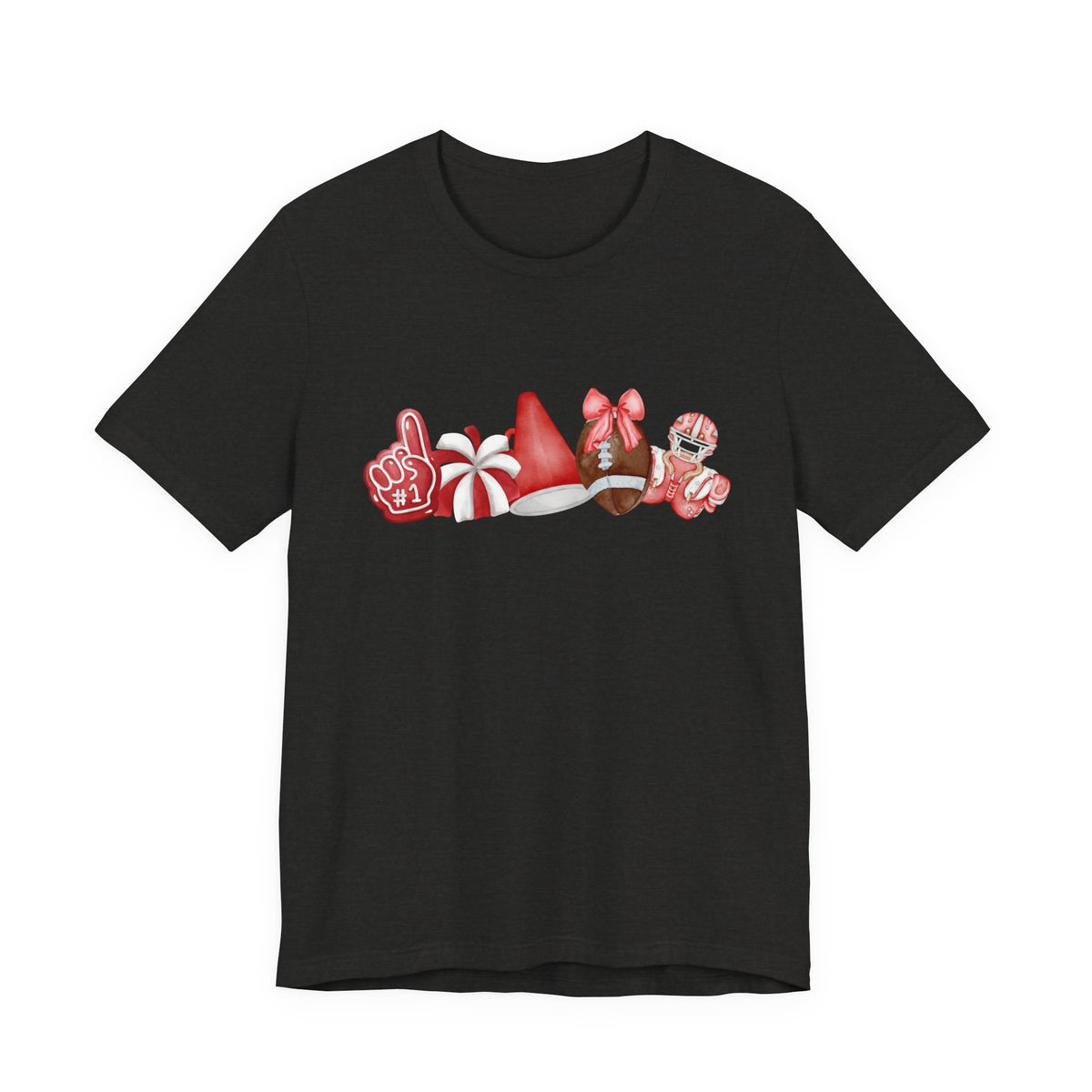 Red Sprit Jersey Short Sleeve Tee