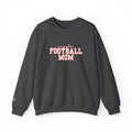Embroidered Football Mom Crewneck Sweatshirt | Game Day Mom Pullover