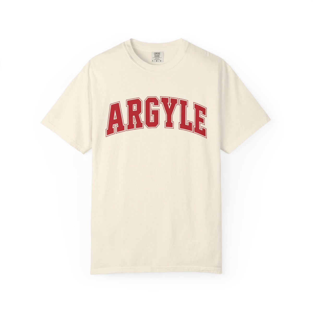 Argyle Collegiate T‑Shirt – Retro Athletic Graphic Tee