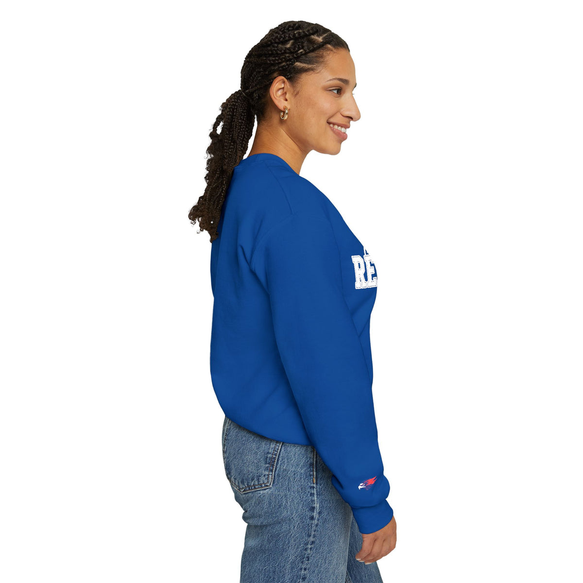REDHAWKS Embroidered Crewneck Sweatshirt - custom sleeve