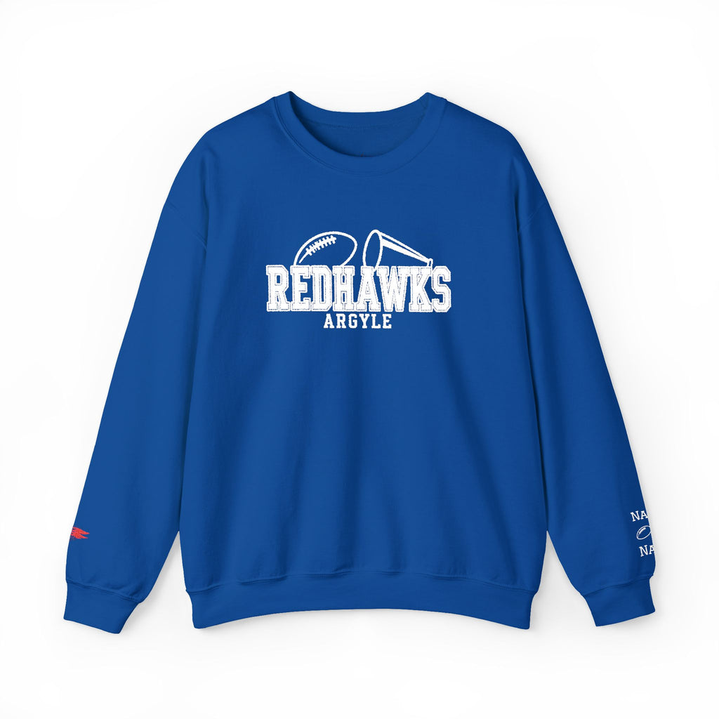 REDHAWKS Embroidered Crewneck Sweatshirt - custom sleeve