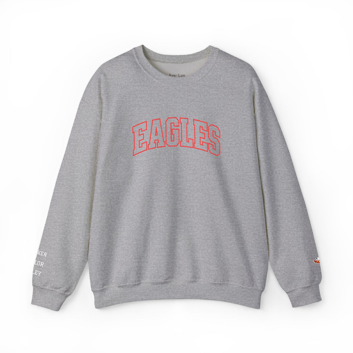 Eagles Crewneck Sweatshirt – Vintage Collegiate White Pullover