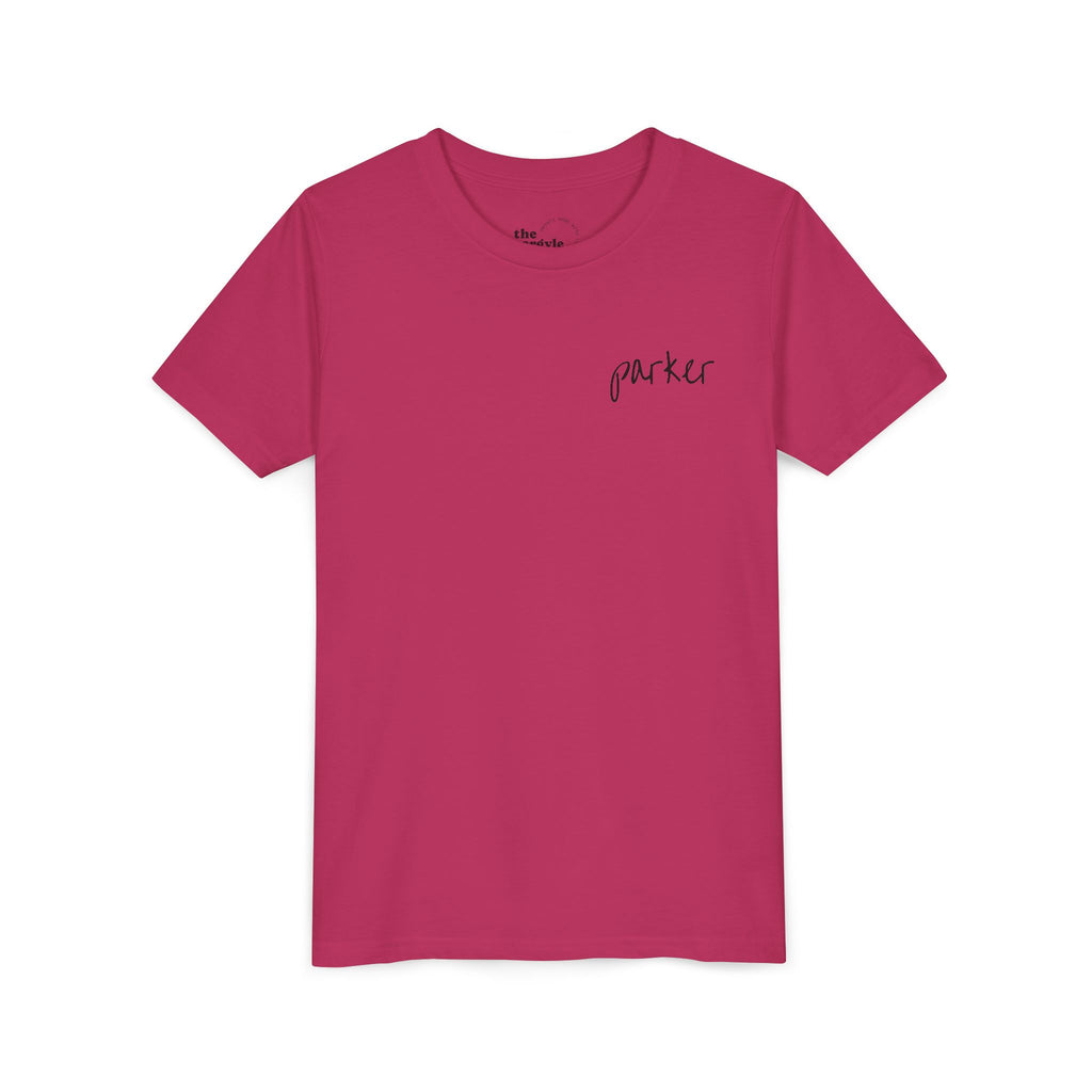 Youth Tee — "Argyle Cheer" Graphic Short Sleeve Customized Shirt
