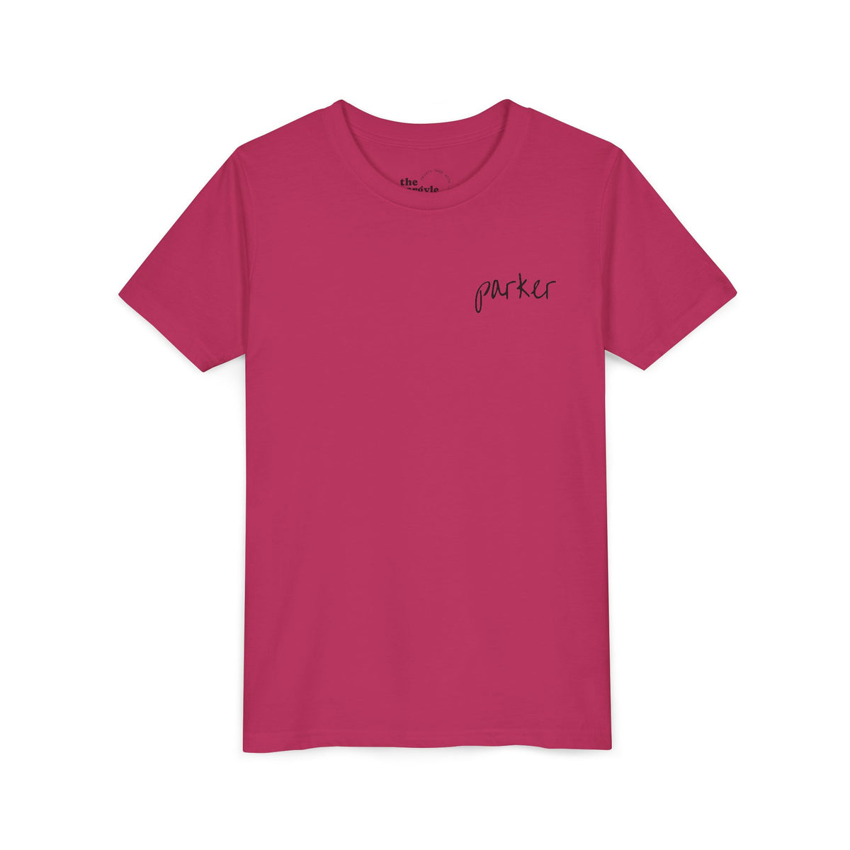 Youth Tee — "Argyle Cheer" Graphic Short Sleeve Customized Shirt