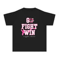 Youth Custom Cheer Brother — Go Fight Win Pink Ribbon Breast Cancer Support