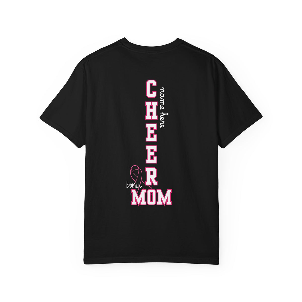 BONUS MOM | Custom Cheer Bonus Mom T-Shirt | Go Fight Win Pink Out Breast Cancer Awareness