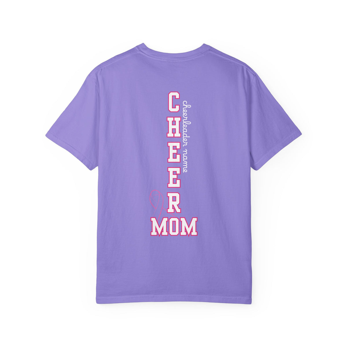 Breast Cancer Awareness "Go Fight Win" Custom Cheer Mom T-Shirt