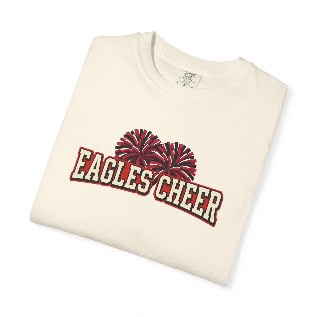 Eagles Cheer T-Shirt — Pom-Pom Graphic Spirit Tee