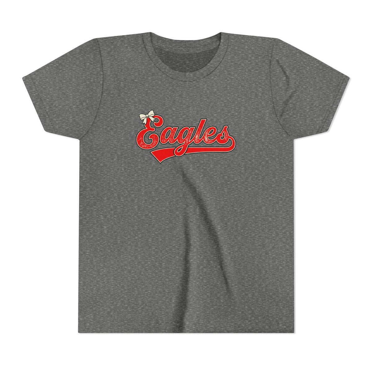 Youth Tee - "Eagles" Retro Script Baseball Shirt for Kids