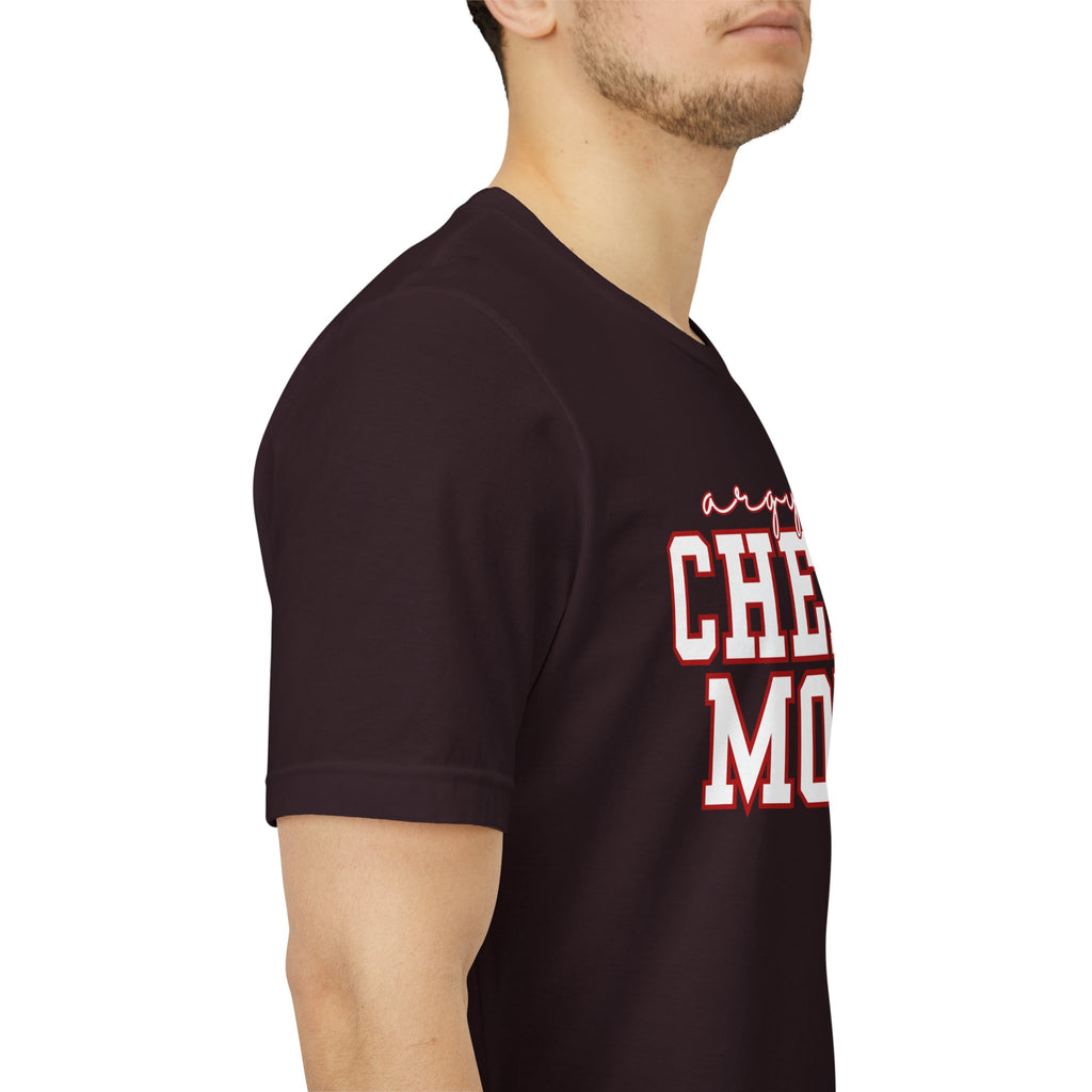 Argyle Cheer Mom T-Shirt | Varsity Script Mom Shirt, Sports Mom Tee
