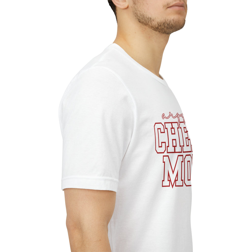 Argyle Cheer Mom T-Shirt | Varsity Script Mom Shirt, Sports Mom Tee