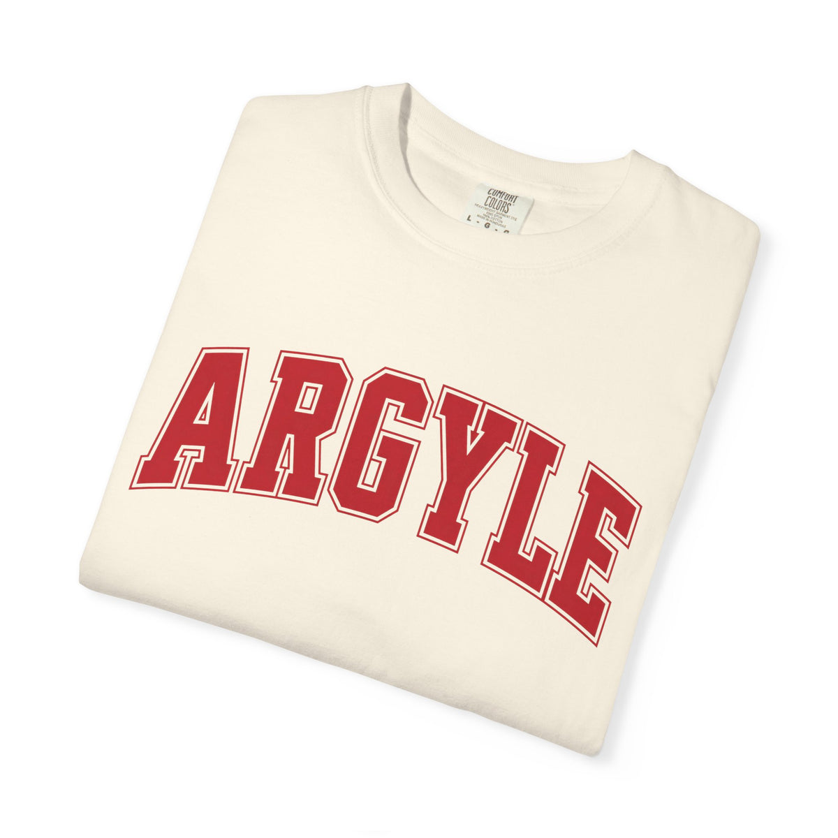 Argyle Collegiate T‑Shirt – Retro Athletic Graphic Tee