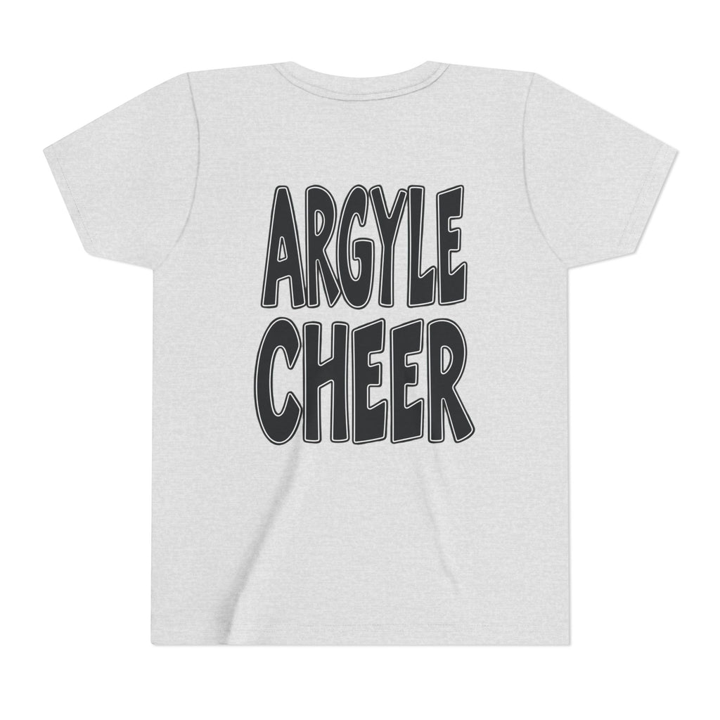Youth Tee — "Argyle Cheer" Graphic Short Sleeve Customized Shirt