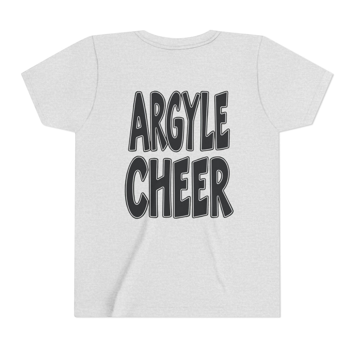 Youth Tee — "Argyle Cheer" Graphic Short Sleeve Customized Shirt