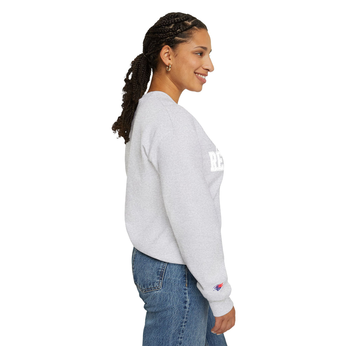 REDHAWKS Embroidered Crewneck Sweatshirt - custom sleeve