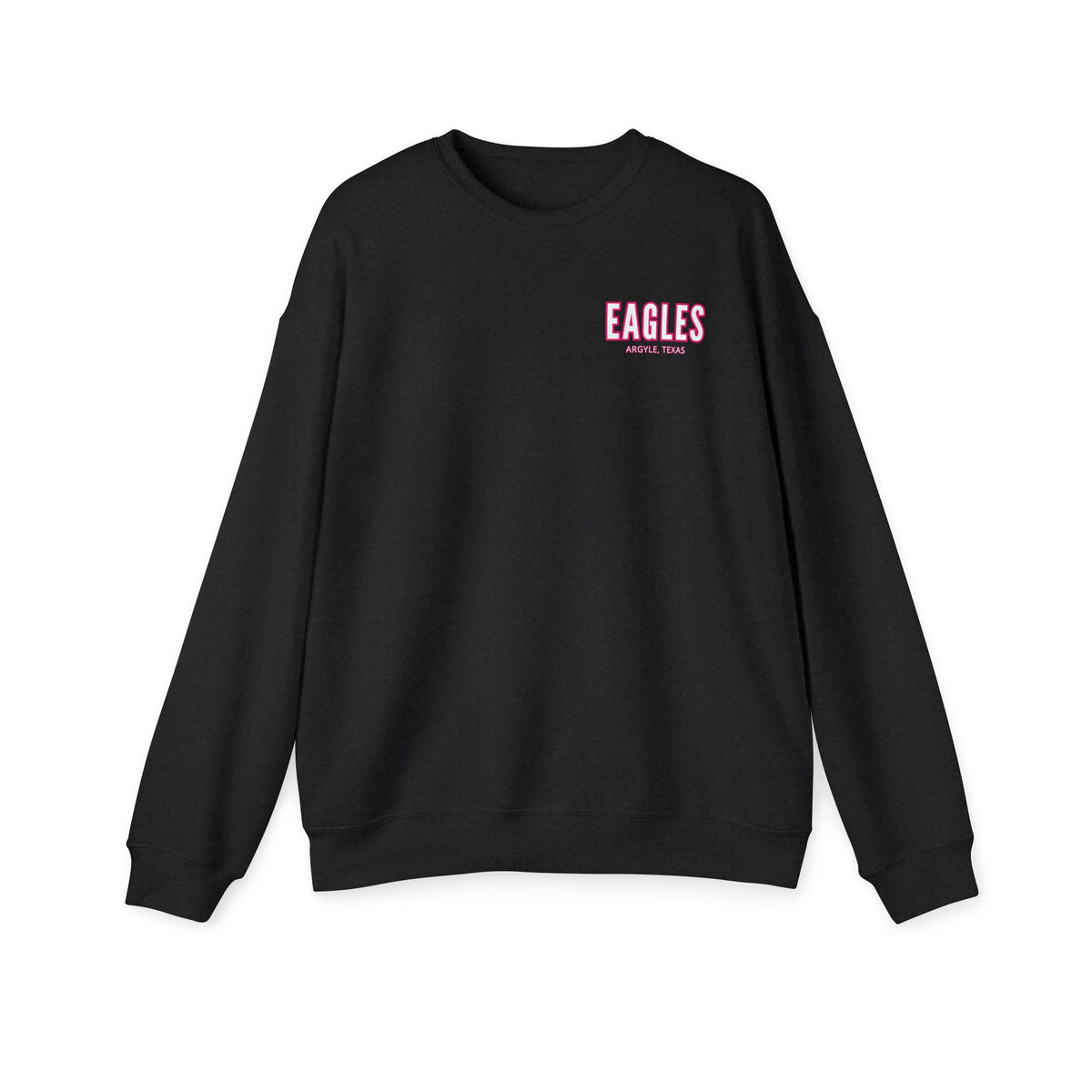 Argyle Eagles Pink Out Adult Unisex Drop Shoulder Sweatshirt