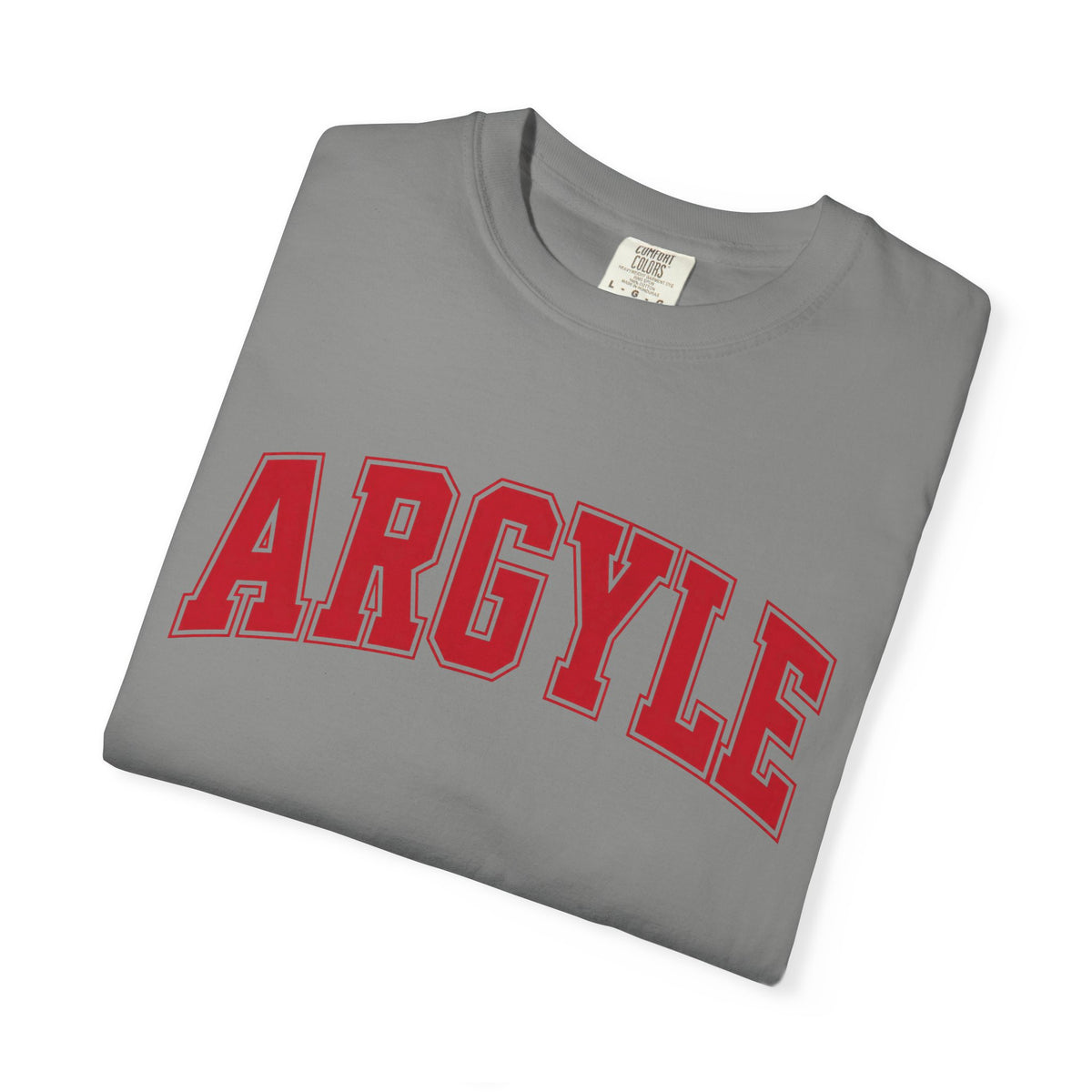 Argyle Collegiate T‑Shirt – Retro Athletic Graphic Tee