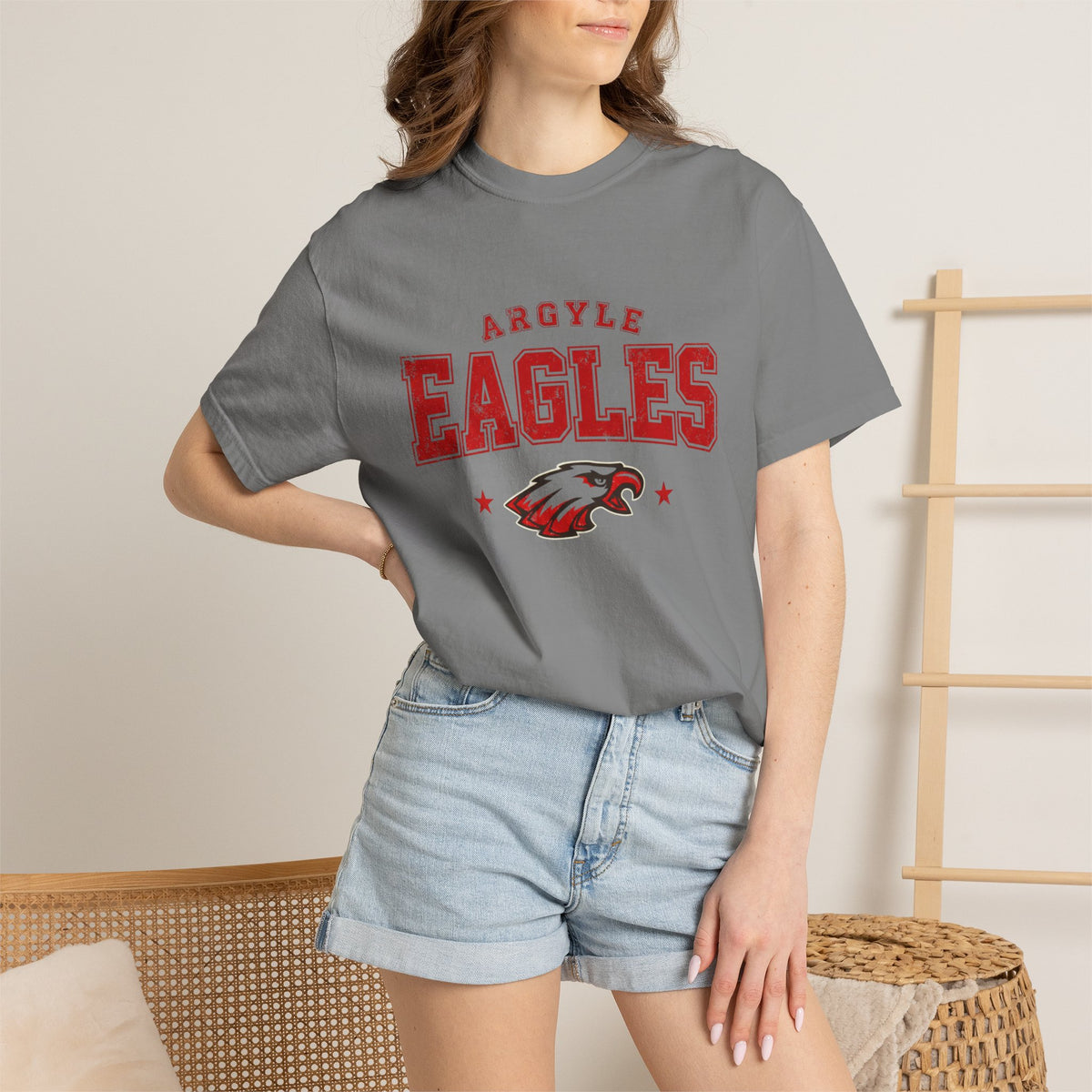 Argyle Eagles Vintage Logo T-Shirt — School Spirit Tee